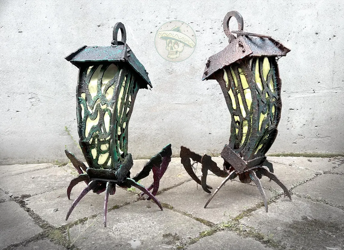 🎃LAST DAY 49% OFF🔥Lantern Spider Gothic Halloween Lamp
