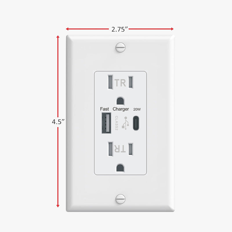 Fake Power Outlet Sticker