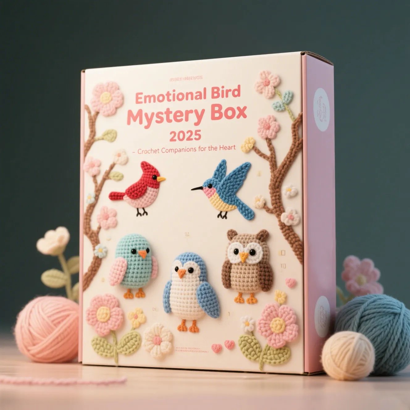 Emotional Bird Mystery Box 2025 – Crochet DIY Kit