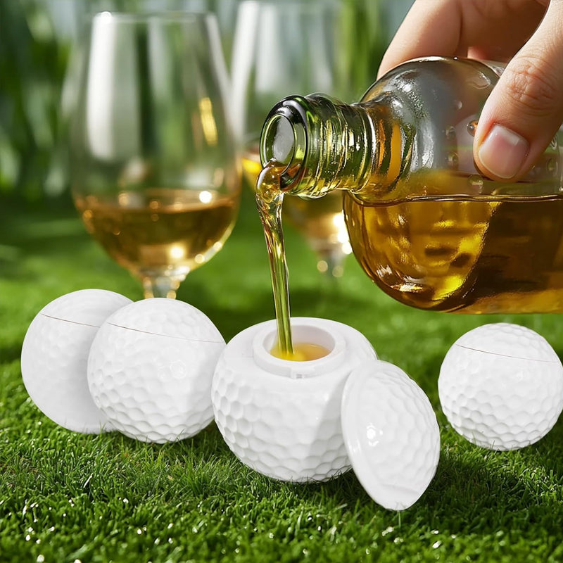 ⏳Siste dag med rabatt – Kreativt shotglass i golfballdesign