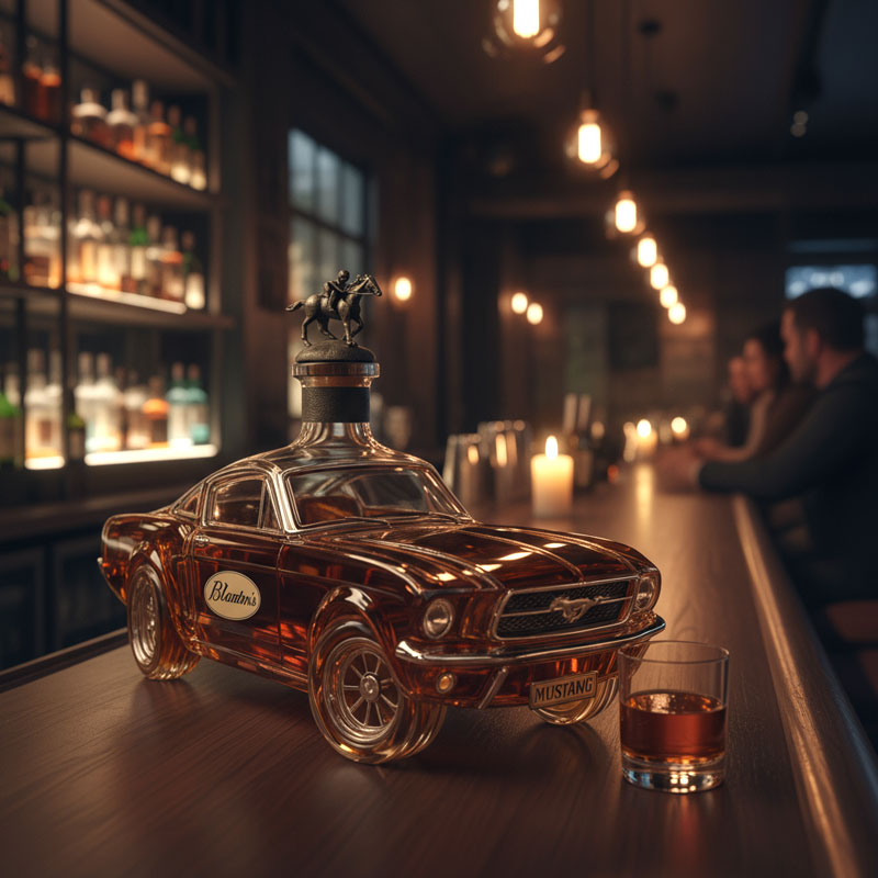 Police Car Whiskey Bottle
