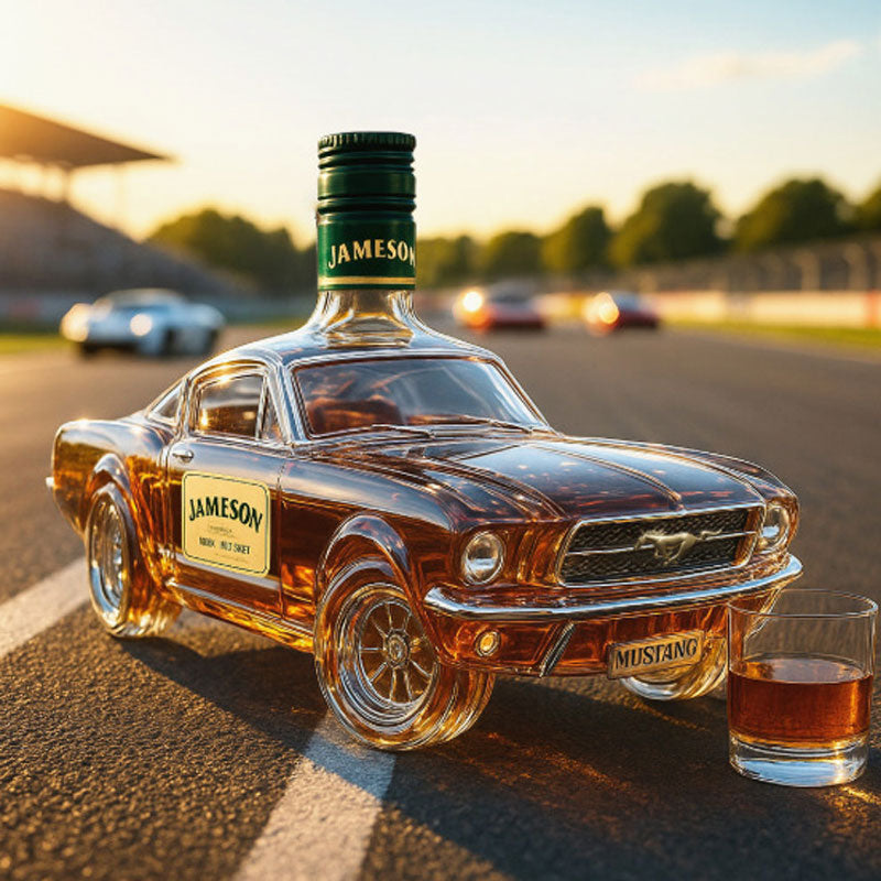 Police Car Whiskey Bottle