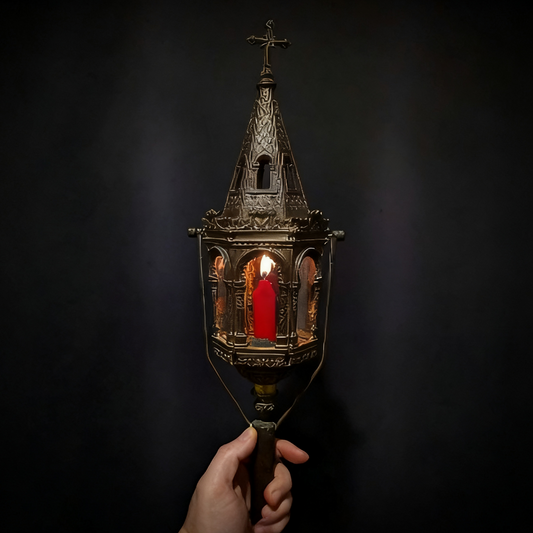 🔥Last Day 50% OFF - 🖤🕯️Antique Gothic Candle Lantern✨