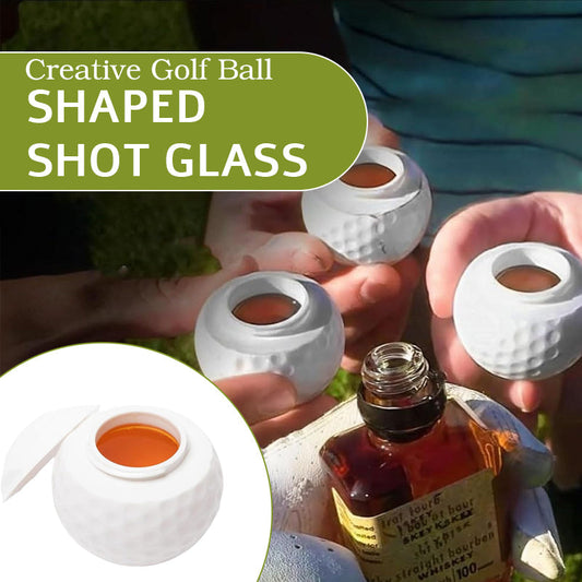 ⏳Siste dag med rabatt – Kreativt shotglass i golfballdesign