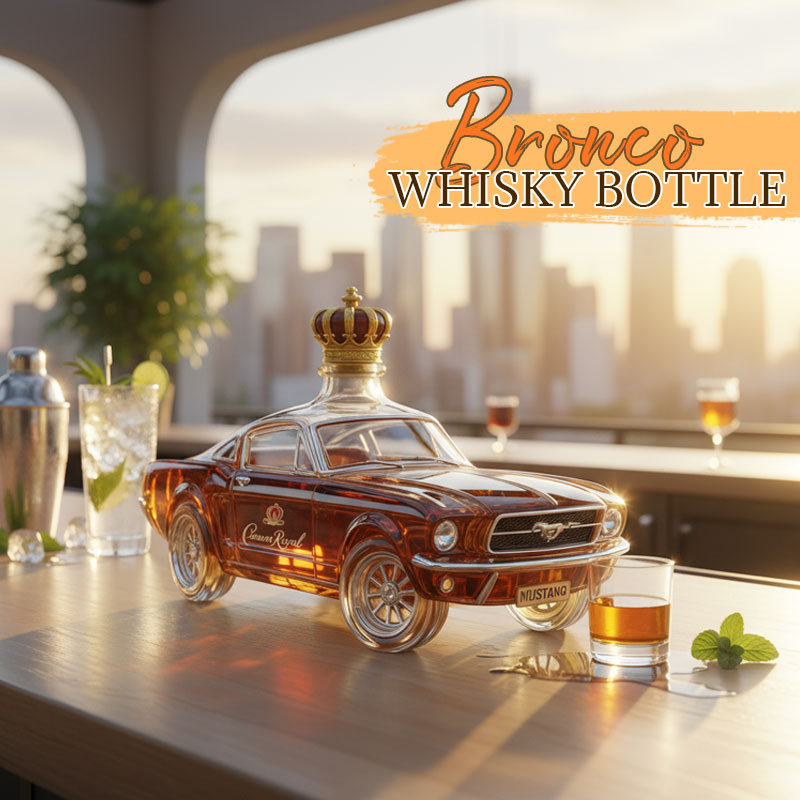 Police Car Whiskey Bottle