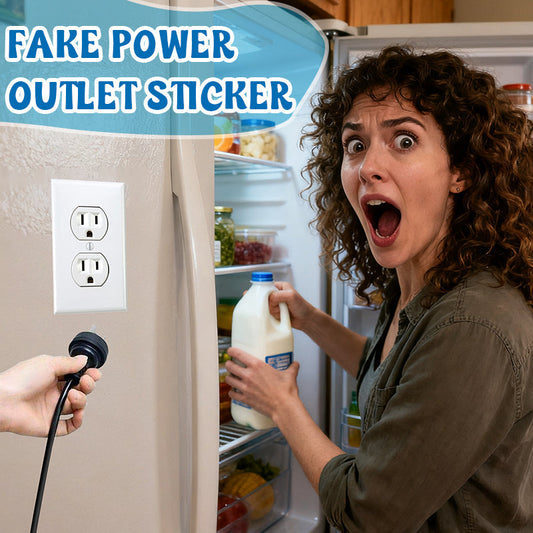 Fake Power Outlet Sticker