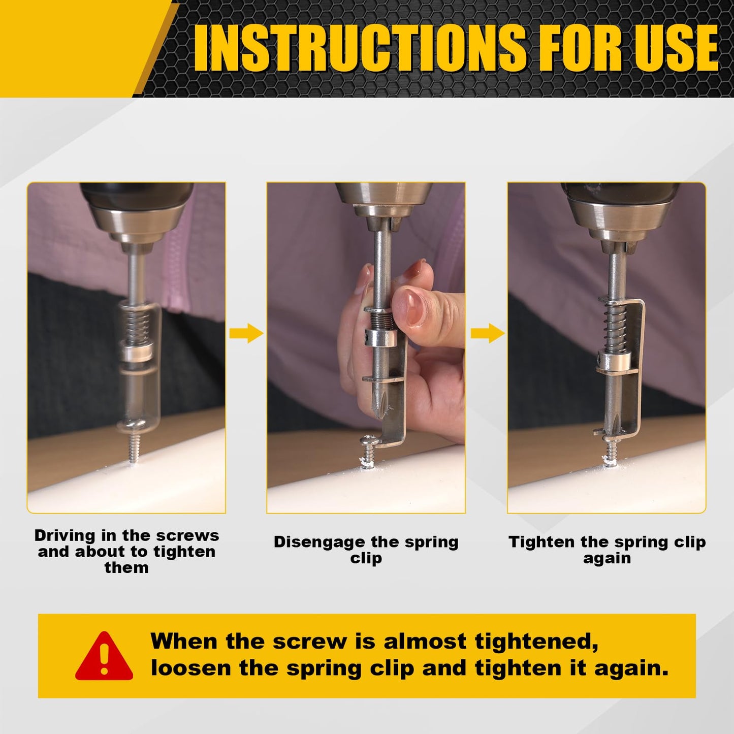 Spring-loaded Screw Holder Bit  2 Pcs